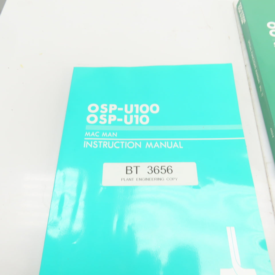 Okuma OSP-U100M OSP-U10M Maintenance, Instruction, Programming Manuals Lot/7