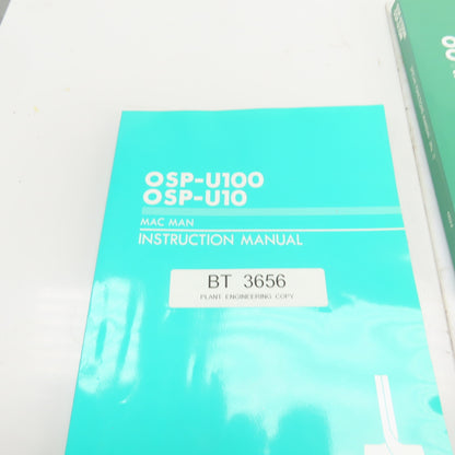 Okuma OSP-U100M OSP-U10M Maintenance, Instruction, Programming Manuals Lot/7