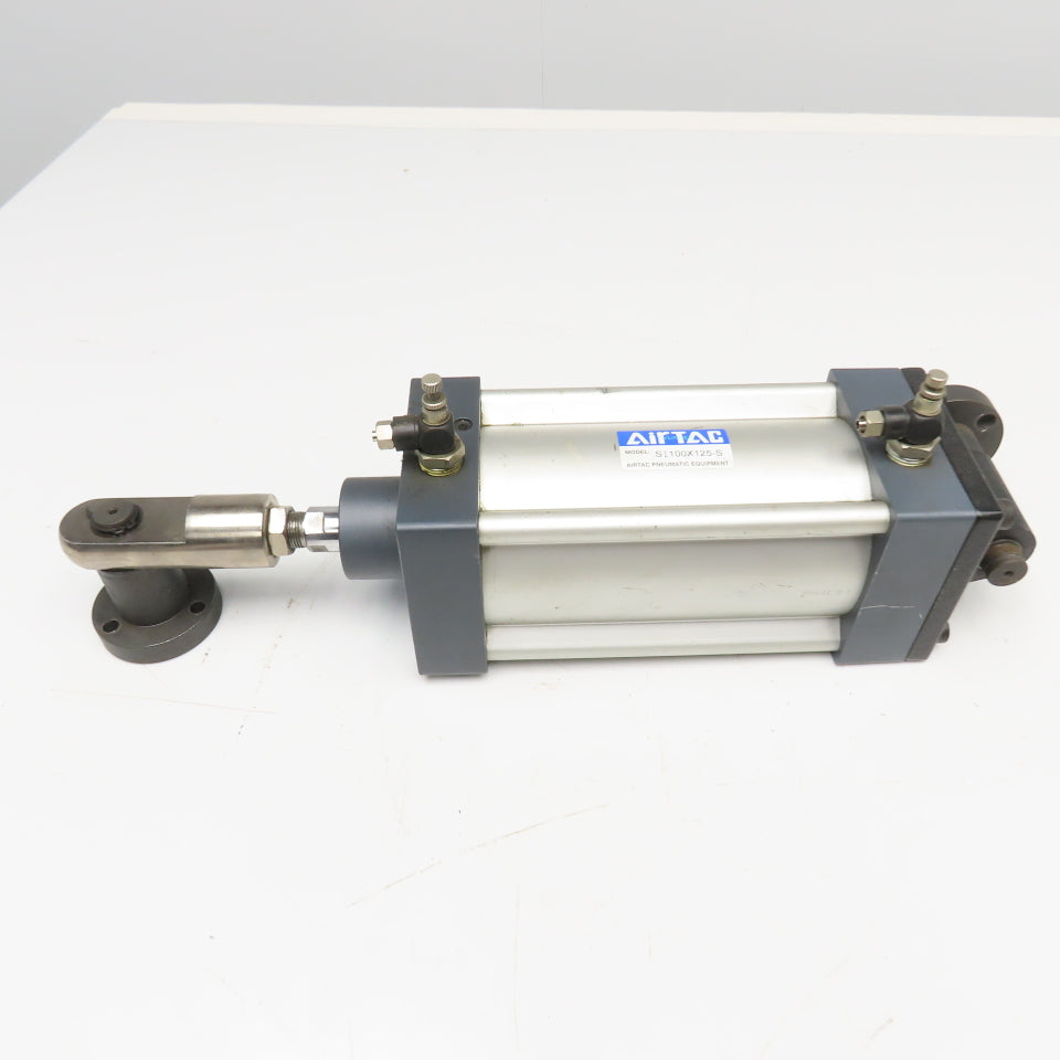 AirTac SI100X125-S 100mm Bore 125mm Stroke Double Acting Air Cylinder