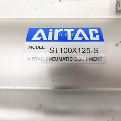 AirTac SI100X125-S 100mm Bore 125mm Stroke Double Acting Air Cylinder