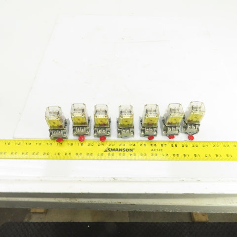 Potter & Brumfield KRPA-14AN-120 Power Relay 120V 50/60HZ W/Base Lot/7