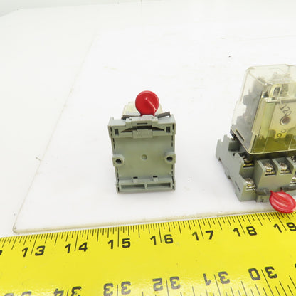 Potter & Brumfield KRPA-14AN-120 Power Relay 120V 50/60HZ W/Base Lot/7