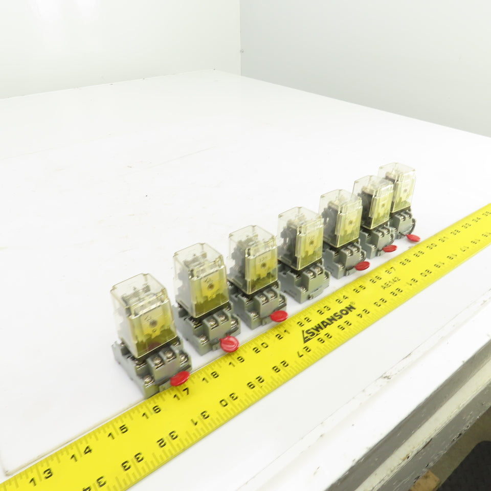 Potter & Brumfield KRPA-14AN-120 Power Relay 120V 50/60HZ W/Base Lot/7
