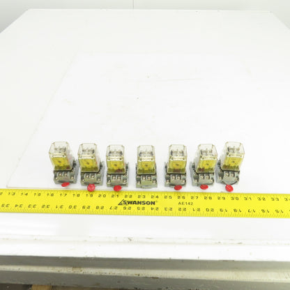Potter & Brumfield KRPA-14AN-120 Power Relay 120V 50/60HZ W/Base Lot/7