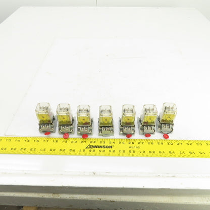 Potter & Brumfield KRPA-14AN-120 Power Relay 120V 50/60HZ W/Base Lot/7