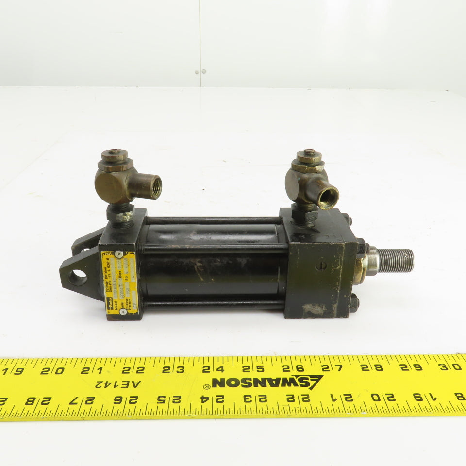 Parker CBB2AU34AC Double Acting Pneumatic Cylinder 3" Stroke 2" Bore 1" Rod