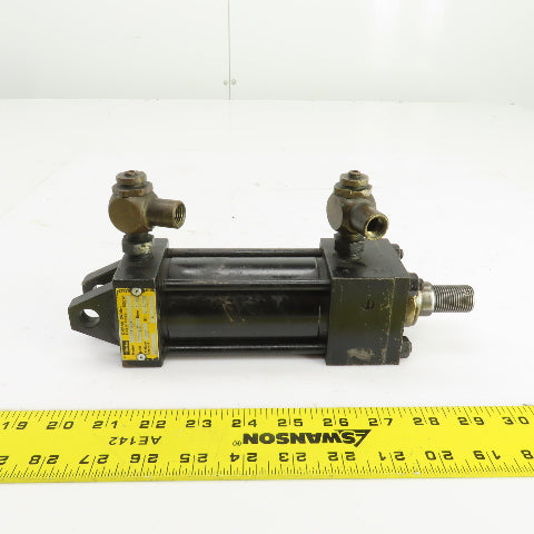 Parker CBB2AU34AC Double Acting Pneumatic Cylinder 3" Stroke 2" Bore 1" Rod