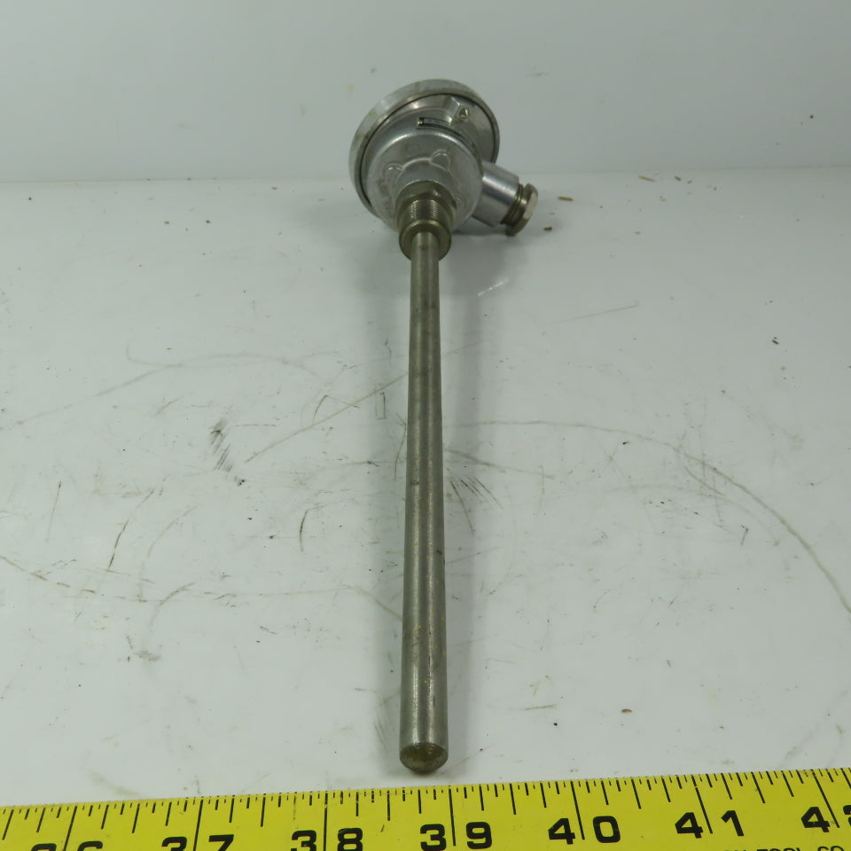 FAS 10" Thermocouple Industrial Probe 100 OMS 0°C PT