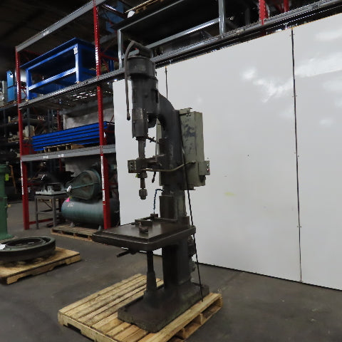 Avey Size 2 Antique Drill Press 12" Throat 6" Stroke 208-220/230V 3Ph Tested