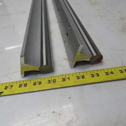 Thompson SA16-PD Linear 1"x24" Round Guide Rails W/Alum. Supports Lot /2