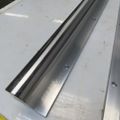 Thompson SA16-PD Linear 1"x24" Round Guide Rails W/Alum. Supports Lot /2