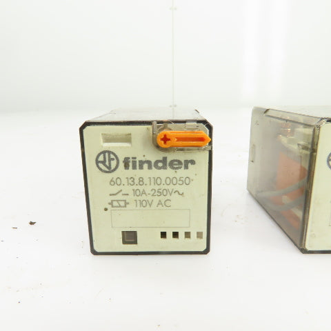 FInder 60.13.8.110.0050  General Purpose Relay 110V Coil Lot Of 2
