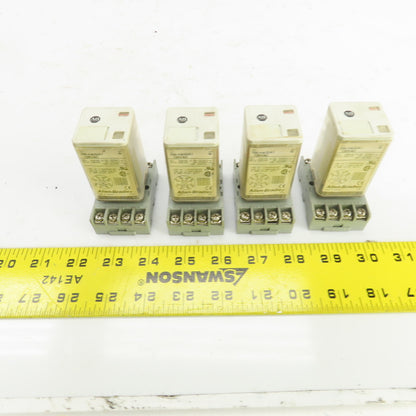 Allen Bradley 700-HA32A1 Ser B Tube Base Relay 120V Coil Lot Of 4