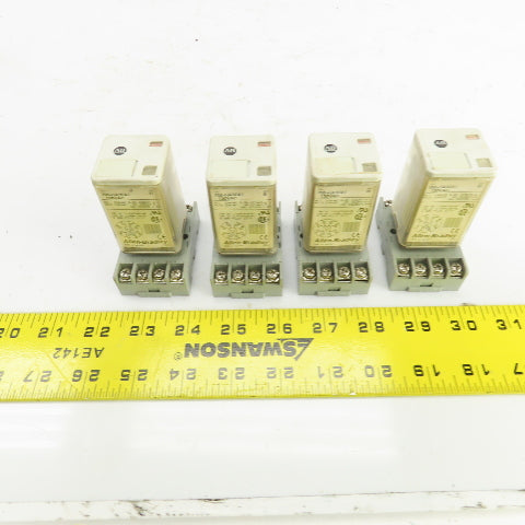 Allen Bradley 700-HA32A1 Ser B Tube Base Relay 120V Coil Lot Of 4