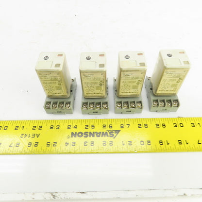 Allen Bradley 700-HA32A1 Ser B Tube Base Relay 120V Coil Lot Of 4