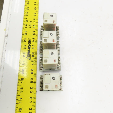 Allen Bradley 700-HA32A1 Ser B Tube Base Relay 120V Coil Lot Of 4