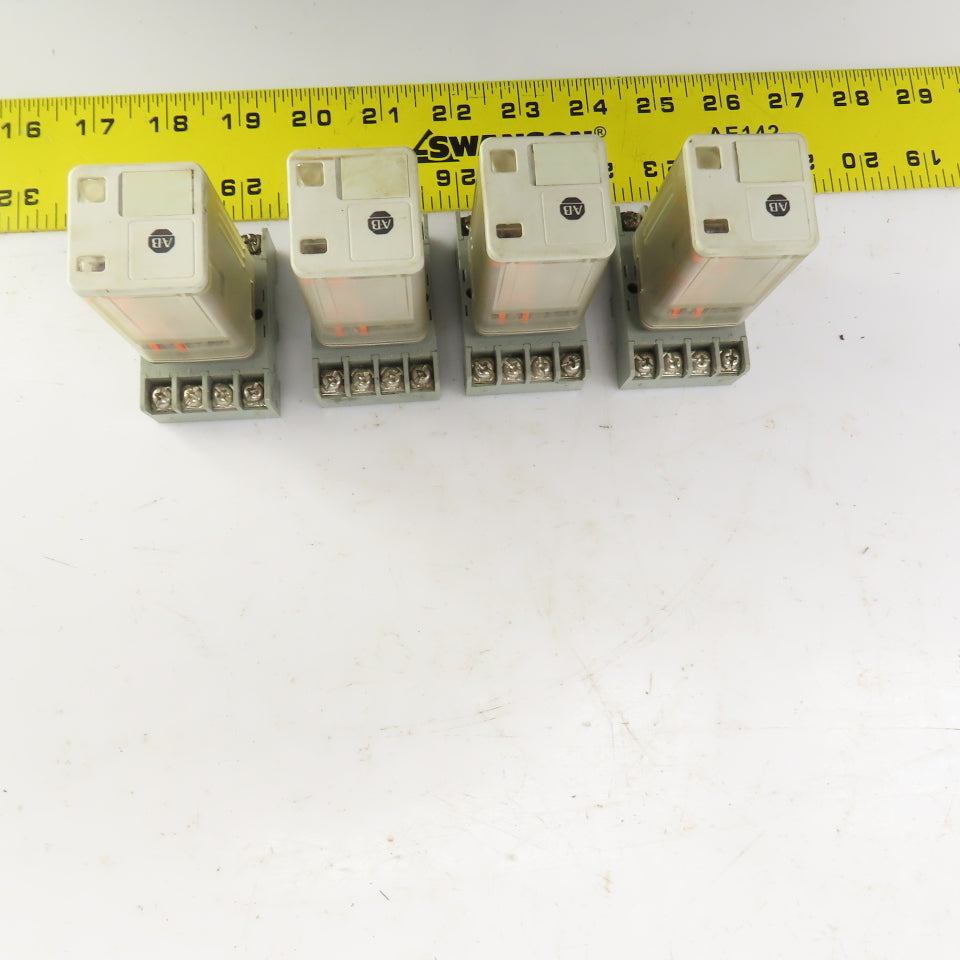 Allen Bradley 700-HA32A1 Ser B Tube Base Relay 120V Coil Lot Of 4