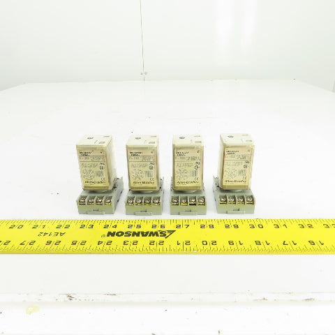 Allen Bradley 700-HA32A1 Ser B Tube Base Relay 120V Coil Lot Of 4
