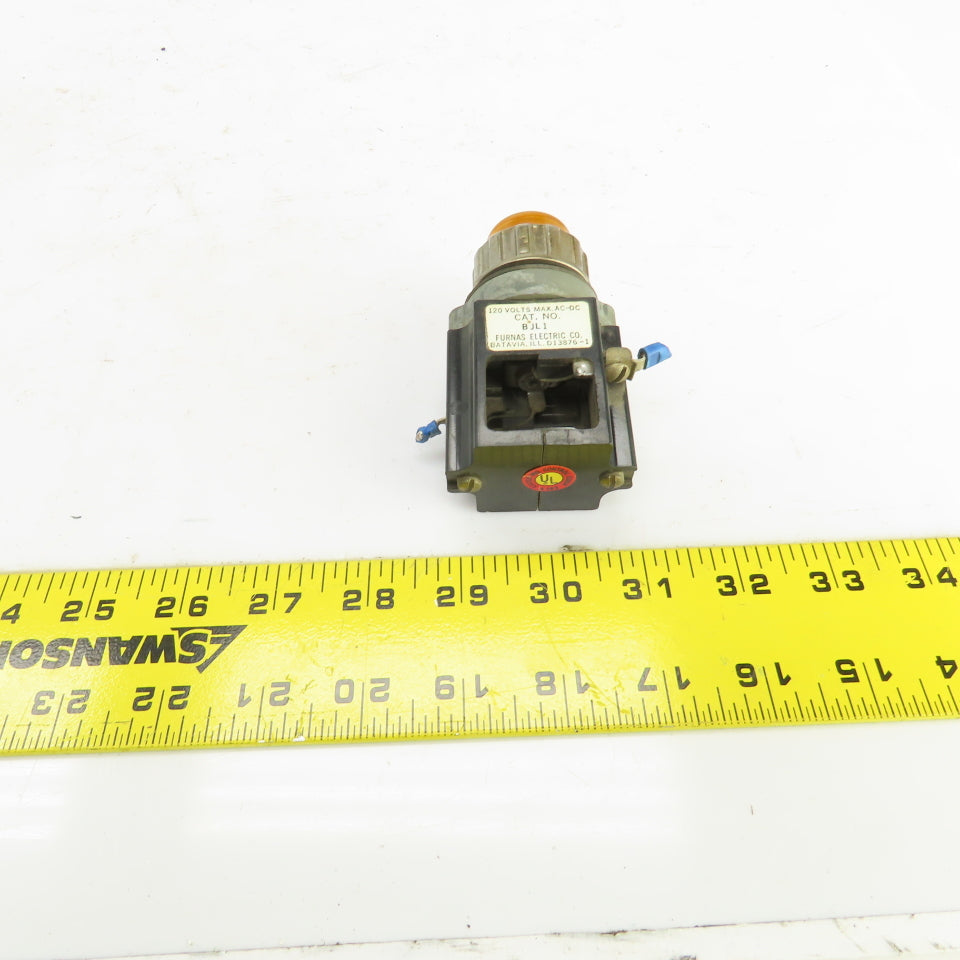 Furnas BJL1 Oil Tight Amber Pilot Light  120V