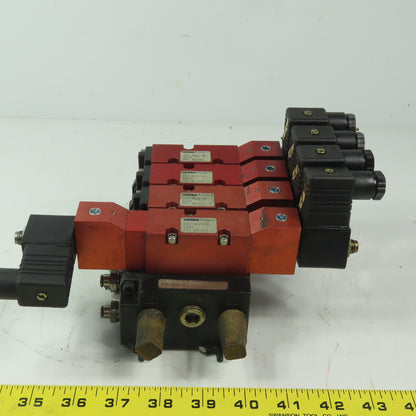 Versa CXX-4334-HC-D024,  CSG-4332-HC-D024 , C7M-4362-4 24V Solenoid Valve Block