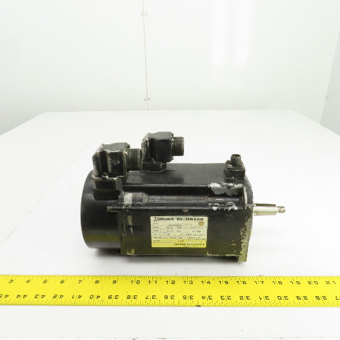 Okuma BL-MC50E-20TB 1kW AC Servo Motor 2000RPM 133V 3PH W/Encoder ER-FC-2048D