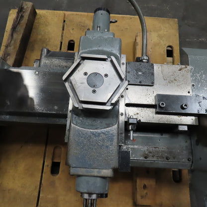 Hardinge AHC Chucking Lathe Bed Carriage Assembly 6 Position Turret