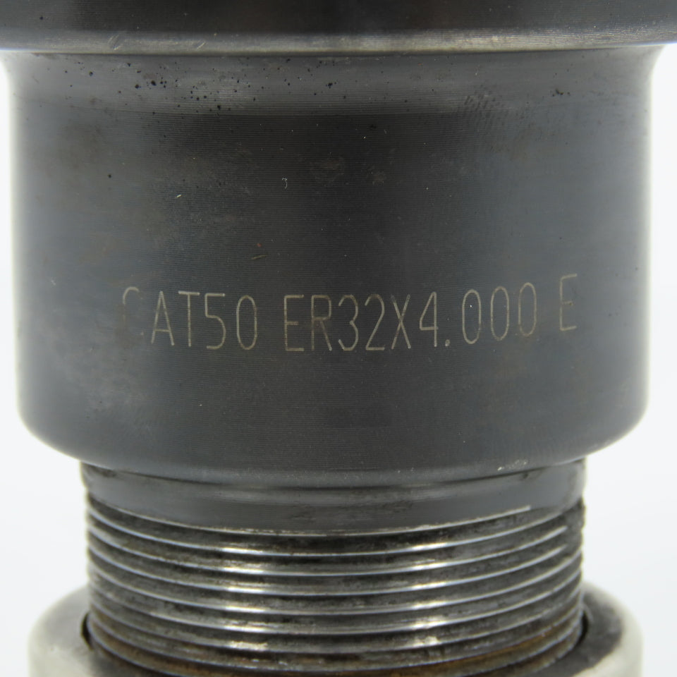 CAT50 ER32X4.000 E Tool Holder 4" Projection W/ 5/8" Collet & Nut