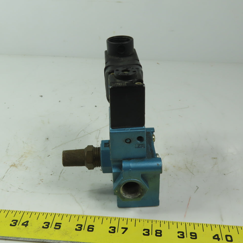 MAC 55B-12-PI-111JA Pneumatic Solenoid Valve 3/8" NPT W/PID-111JA 120V Coil