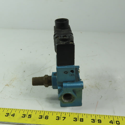MAC 55B-12-PI-111JA Pneumatic Solenoid Valve 3/8" NPT W/PID-111JA 120V Coil