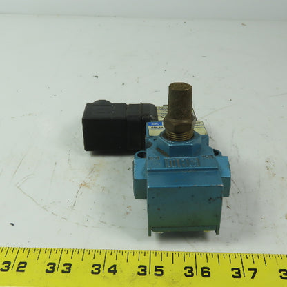 MAC 55B-12-PI-111JA Pneumatic Solenoid Valve 3/8" NPT W/PID-111JA 120V Coil