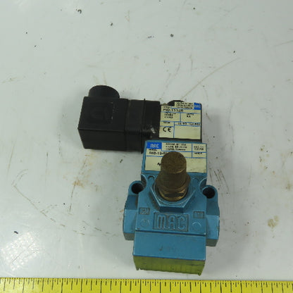 MAC 55B-12-PI-111JA Pneumatic Solenoid Valve 3/8" NPT W/PID-111JA 120V Coil