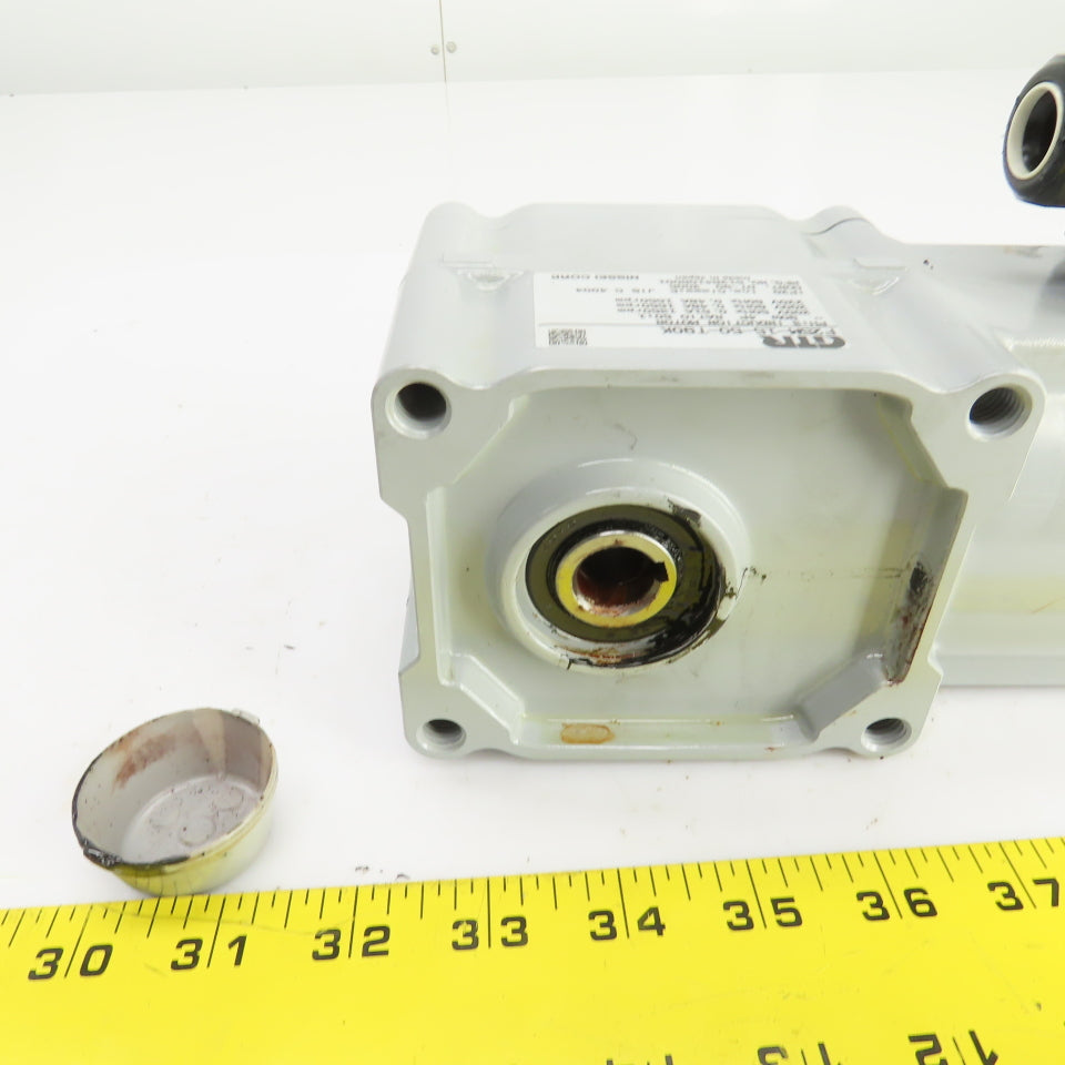 Nissei F2SM-15-50-T90K GTR 50:1 Ratio Gear Motor 31RPM Output 200/220V 3PH