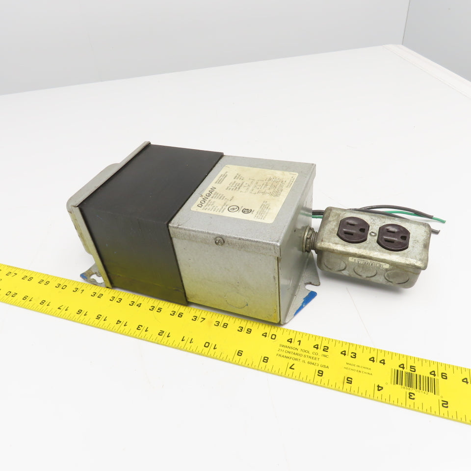Dongan 80-1035 240/480V Primary 120/240V Secondary 1.0kVa 1Ph Transformer
