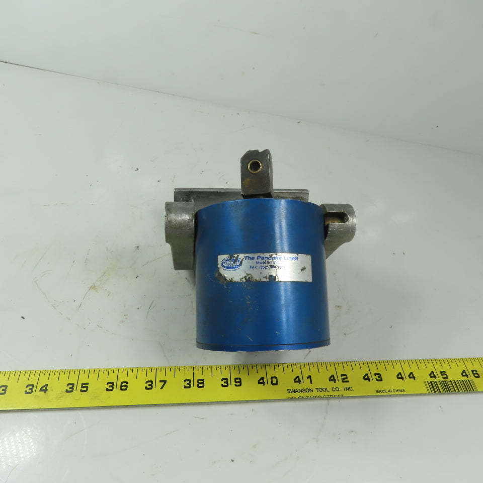 Fabcoair Pancake Cylinder 2" Bore 2" Stroke W/Pivot Swing Mount Bracket