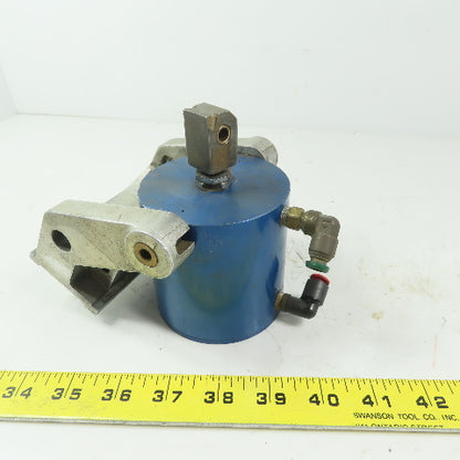 Fabcoair Pancake Cylinder 2" Bore 2" Stroke W/Pivot Swing Mount Bracket