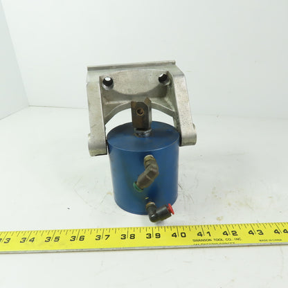 Fabcoair Pancake Cylinder 2" Bore 2" Stroke W/Pivot Swing Mount Bracket