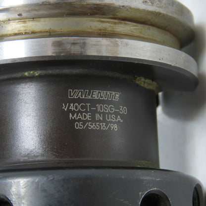 Valenite V40CT-10SG-30 Collet Chuck Tool Holder W/ DA100 Collet Extension