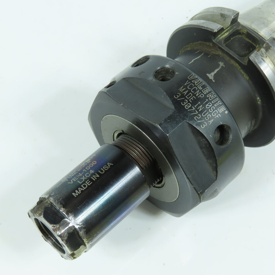 Valenite V40CT-10SG-30 Collet Chuck Tool Holder W/ DA100 Collet Extension