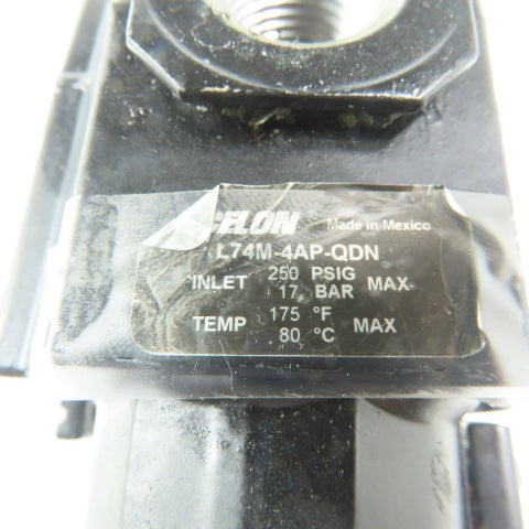 Excelon L74M-4AP-QDN &  B74G-4AK-AD1-RMG 1/2" NPT Filter Regulator Lubricator