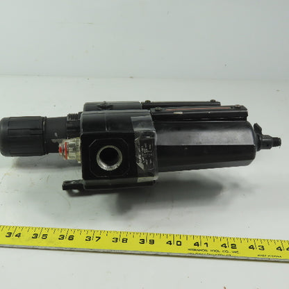 Excelon L74M-4AP-QDN &  B74G-4AK-AD1-RMG 1/2" NPT Filter Regulator Lubricator