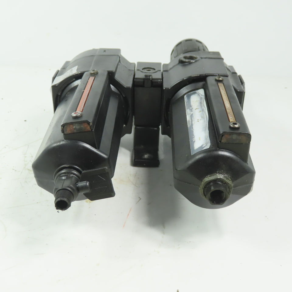 Excelon L74M-4AP-QDN &  B74G-4AK-AD1-RMG 1/2" NPT Filter Regulator Lubricator