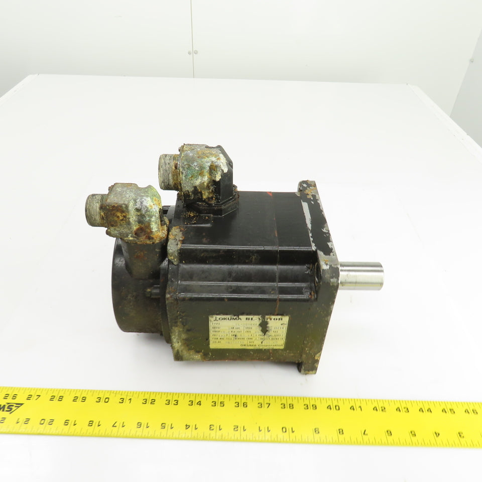 Okuma BL-MC100E-30S 3kW AC Servo Motor 3000RPM 133V 3PH W/Encoder