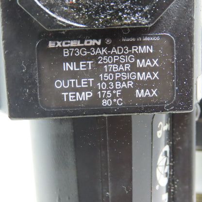 Excelon L73M-3AP-QDN &  B73G-3AK-AD3-RMN 3/8" NPT Filter Regulator Lubricator