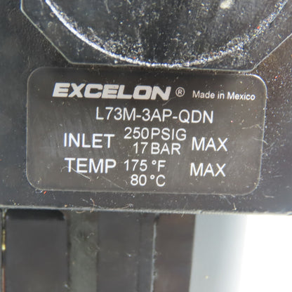 Excelon L73M-3AP-QDN &  B73G-3AK-AD3-RMN 3/8" NPT Filter Regulator Lubricator