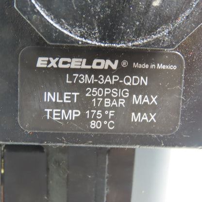 Excelon L73M-3AP-QDN &  B73G-3AK-AD3-RMN 3/8" NPT Filter Regulator Lubricator