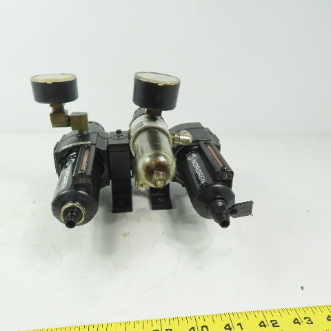 Excelon L73M-3AP-QDN &  B73G-3AK-AD3-RMN 3/8" NPT Filter Regulator Lubricator