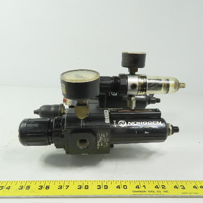 Excelon L73M-3AP-QDN &  B73G-3AK-AD3-RMN 3/8" NPT Filter Regulator Lubricator