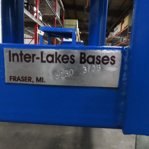 Inter-Lakes 36" x 36" x 3/4" Thick Blanchard Ground Precision Utility Base 40"T