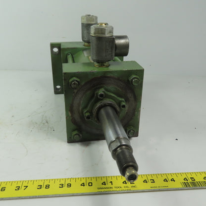 Miller Fluid Power Double Ended Double Acting Air Cylinder 3-1/2" Bore 3" Stroke