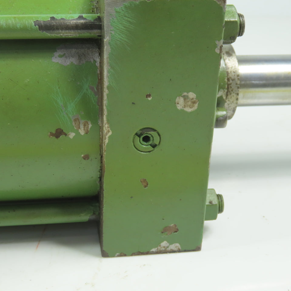 Miller Fluid Power Double Ended Double Acting Air Cylinder 3-1/2" Bore 3" Stroke